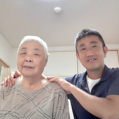 リハビリを受けられたお客様の写真